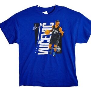 Nikola Vucevic Men's T-Shirt Size XL NBA Orlando Magic Basketball Graphic Print